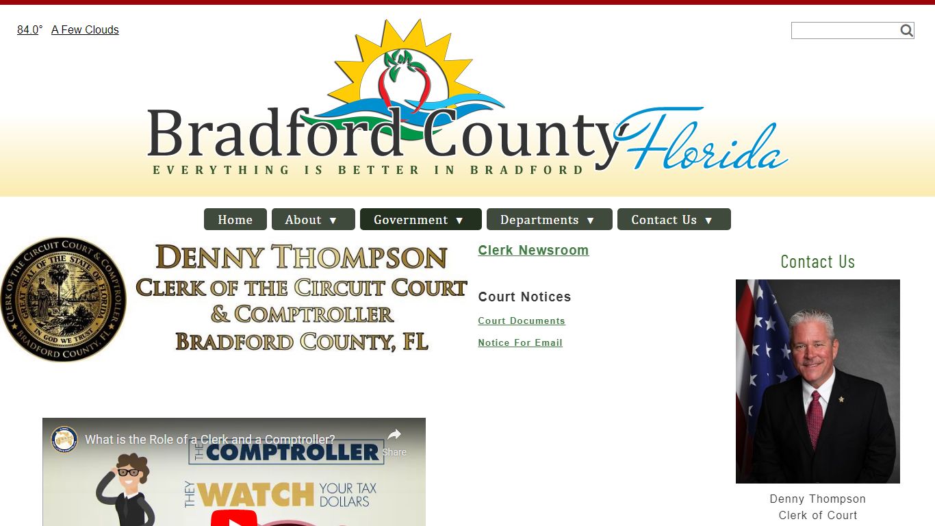 Clerk of Circuit Court - Bradford County, Florida
